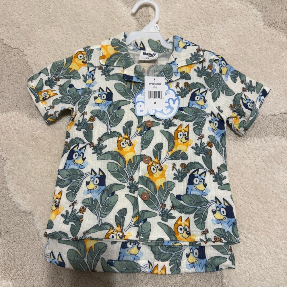 Kids Bluey Tropical Set
